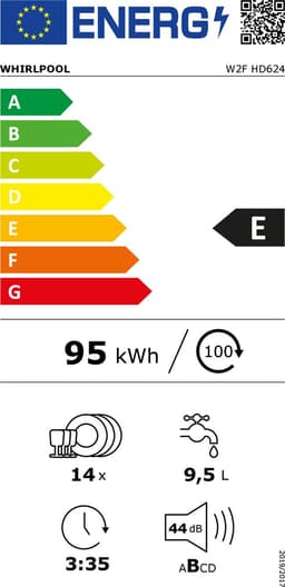 WHIRLPOOL W2FHD624 19000 W, 220-240 V, 50 Hz, 850 x 600 x 590 mm, 43.1 kg — thumbnail 2