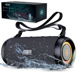 AG230 Bluetooth Speaker - Draadloos - Muziek box - 40 watt - Speakers – Draadloos – werkt op bluetooth - Spat Waterdicht - LED verlichting - Zwart — thumbnail 1