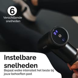 SMARTIFY® Massage Gun - Professioneel Massage Pistool - Draadloos Massage Apparaat met 6 Opzetstukken en Koffer - Krachtige Spierontspanning - Ideaal voor Sport en Relax — thumbnail 5