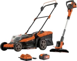 Powerplus Dual Power accu grasmaaier en grastrimmer POWDPG75622 - grasmaaier met 2* 20 V en 420 mm Ø en Grastrimmer met 240 mm Ø, Tuingereedschap — thumbnail 1