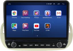 Carplay autoradio voor Fiat 500 Beige | Elegant design | 2007 t/m 2015 | Android 13 | Draadloos Apple Carplay & Android auto | 2GB + 32GB | 8-Core processor | Davilon | 2025 model | 2007 2008 2009 2010 2011 2012 2013 2014 2015 | Bluetooth & Wifi — thumbnail 5