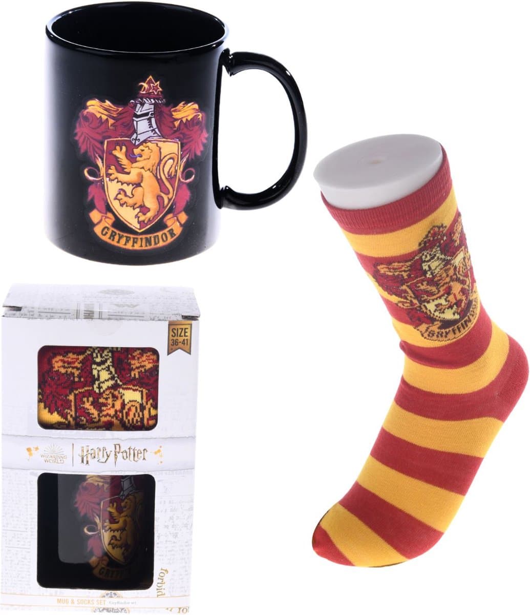 Harry Potter Gryffindor Mok Sok Cadeauverpakking - Maat 36-41 — afbeelding 1