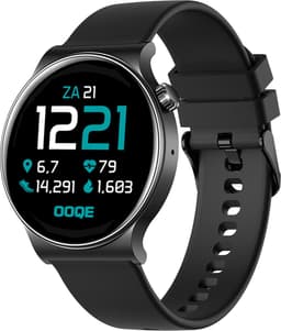 OOQE WATCH CS PRO - Smartwatch Heren en Dames | Geschikt voor iOS en Android | 10 kleuren | HD | Notificaties | Gezondheidsanalyse | Sportanalyse | GPS Koppeling | Bellen | Muziek/Audio Luisteren | Spelletjes | Ergonomisch | Nederlandstalig | Zwart — thumbnail 1