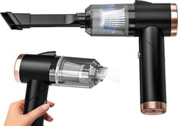 DraadlozeAutostofzuigermetHEPAFilterTips-KrachtigeReiniging-OpvouwbaarLangdurigeBatterij-Compact — thumbnail 2