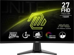 MSI MAG 27C6X - FHD Curved Gaming Monitor - 250Hz - 27 Inch — thumbnail 1