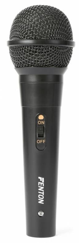 Karaoke microfoon - Fenton DM100 - Set van twee karaoke microfoons - Ook perfect voor DJ's - Zwart — thumbnail 5