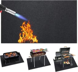 Vloermat voor BBQ | Hittebestendige Mat voor Grill en Barbecue Barbecue — thumbnail 1