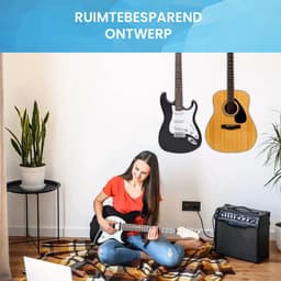 YONO Gitaar Muurbeugel - Wandbeugel - Wandsteun Beugel - Muur Houder - Accessoires - Hout — thumbnail 3