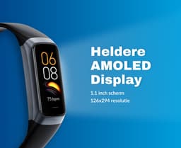 Kiraal Charge Fit - Stappenteller - Activity Tracker - Temperatuurmeter - Bloeddrukmeter - Hartslagmeter - Smartwatch - Horloge - Heren - Dames - Nederlandse Handleiding — thumbnail 2