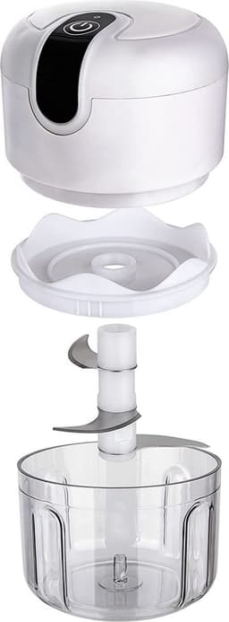 Draadloos Food Processor - Hakmolen elektrisch - Vaatwasbestendig - USB oplaadbaar - Mini Portable Chopper - Blender - Keukenmachine - Krachtig - 250ML - Draadloos - Babyvoeding blender — thumbnail 2