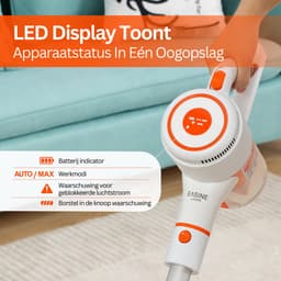 ILife G80 Draadloze Stofzuiger Zonder Zak – Met 4 Opzetstukken – Met Muurbeugels – Krachtige Motor – Handstofzuiger — thumbnail 3