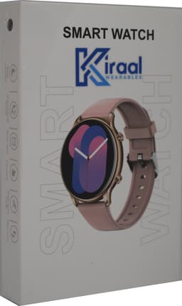 Kiraal Fit 4 - Smartwatch dames - Smartwatch Heren - Stappenteller - Full Screen - Fitness Tracker - Activity Tracker - Smartwatch Android & IOS - Zwart — thumbnail 5