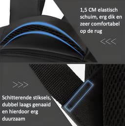 Heuts Goods - LUXE zwarte tas geschikt voor PS5 - PS5 Koffer - PS5 Tas - Beschermingstas - Draagtas geschikt voor PS5 - Hoge Kwaliteit Soft Case - Zwart — thumbnail 5