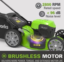 Greenworks - Grasmaaier - 48 Volt (2X24 Volt) Accu maaier — thumbnail 2
