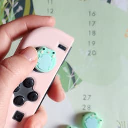 Kikker Thumb Grips - Twee Joycon dopjes - geschikt voor Nintendo Switch, Lite, Oled - Schattig Cute Mooi — thumbnail 2
