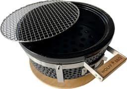 WOLFF BBQ |Keramische tafel barbecue |Rond model met lucht inlaad |Buitenhuis gebruik — thumbnail 1