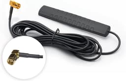 Caliber DAB Antenne - Passieve digitale antenne - DAB+ Antenne - SMA Male Plug - 3M Kabel - Merk onafhankelijk (ANT742P-DAB) — thumbnail 1