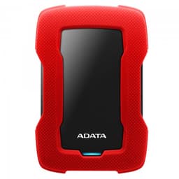 ADATA Durable Lite HD330 Serie - Externe Harde Schijf - 1TB - 2.5'' - USB3.1 - Rood — thumbnail 1