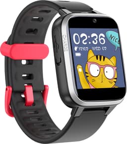 Belesy® YOUTH - Smartwatch Jongens – Kinder Horloge – Stappenteller – Calorieën –Camera – Muziek speler –Je eigen foto als wijzerplaat - Kleurenscherm - Full Touch – Zwart - Siliconen - Moederdag — thumbnail 2