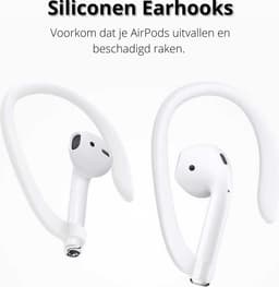 Oorhaakjes geschikt voor Airpods pro 1/2 en Airpods 3 - 2 stuks - airpods oorhaak - anti-slip oorhaakjes - earhooks - airpods anti slip — thumbnail 3