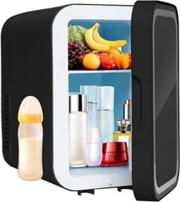 ApexArte® Mini Koelkast - Minibar - Skincare Fridge - Zwart — thumbnail 1