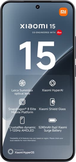Xiaomi 15 - 12GB/256GB - 5G - Black — thumbnail 2