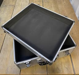 Vinylkoffer voor 250 - 300 singles / Zilver aluminium / platenkoffer - Vinylsingles - Singlekoffer - Vinyl - Koffer - platen — thumbnail 5