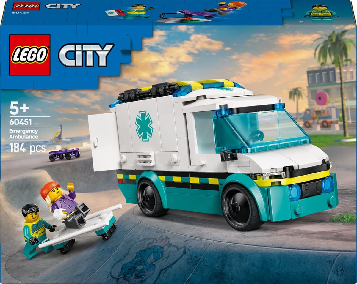 LEGO City - Ambulance Constructiespeelgoed — afbeelding 1