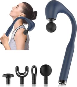 U-vormig massagepistool voor pijnverlichting en spierherstel, ideaal voor rug, nek, schouder en benen — thumbnail 1