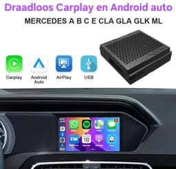 Becker met Carplay en Android auto voor autoradio | Geschikt voor Mercedes 2011 - 2016 | A B C E V Sprinter klasse | 2011 2012 2013 2014 2015 2016 | NTG 4.5 | Radio scherm met Navigatie | 2011 2012 2013 2014 2015 — thumbnail 1