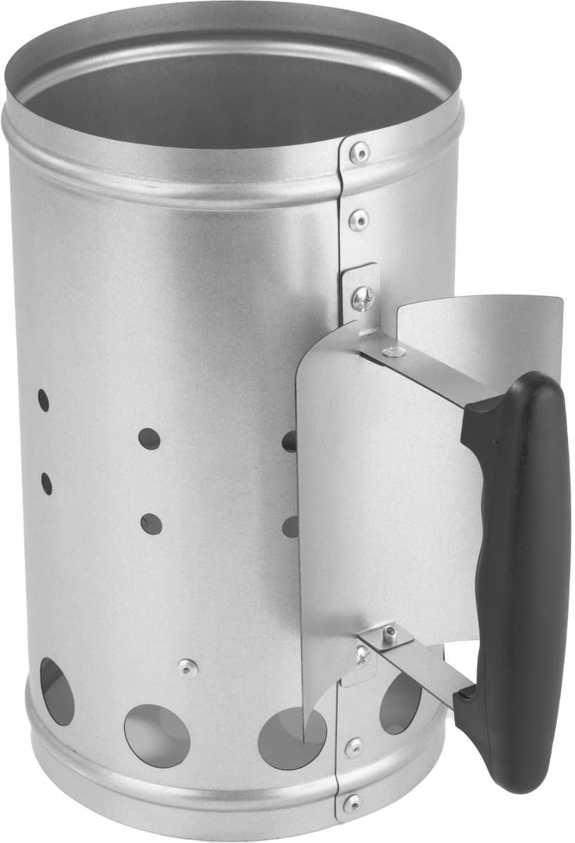 LANDMANN schoorsteen starter - 27 x 16,5 cm - roestvrij staal/zwart — afbeelding 1