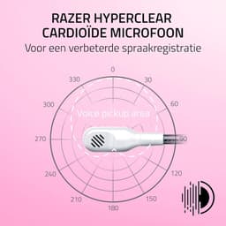 Razer Kraken Kitty V2 - Gaming Headset - PC - 7.1 Surround - RGB - Wit — thumbnail 3