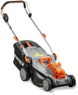 Accu grasmaaier 40V (2X20V) - FUXTEC FX-E2RM37 - 37cm 2 x 4Ah Li-Ion accu's, dubbele 2,4A lader, 40L grasbak — thumbnail 2