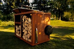 GoedMetVlees Grill Comfort - BBQ - Plancha - grill - cortenstaal - bakplaat - vuurschaal - buitenkeuken - werktafel — thumbnail 1