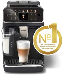 Philips 5500 Series - Espressomachine - 20 Warme & Koude Dranken - LatteGo Melksysteem - 40% Stiller - QuickStart - AquaClean Filter - Volautomatisch - Zwart - Koffiemachine met bonen - EP5541/50 — thumbnail 2