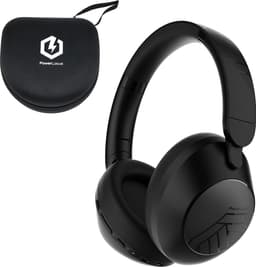 PowerLocus Orion - Koptelefoon Draadloos – Koptelefoon Bluetooth - met ENC Microfoon – 70 Uur batterijduur - Memory Foam Oorkussens - Wireless & met Aux kabel Mode – incl. Premium Case - Zwart — thumbnail 1