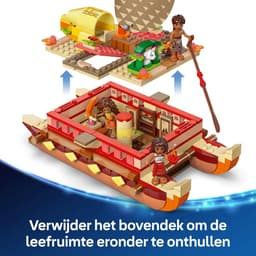 LEGO Disney - Vaiana's avonturenkano Constructiespeelgoed — thumbnail 2