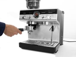 Krups Precision XP801T10 - Pistonmachine - Ingebouwde bonenmaler - 3,5L Waterreservoir - RVS — thumbnail 2