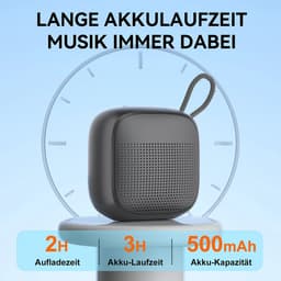 Draagbare Bluetooth Speaker - Draadloze Muziek Box - met HiFi stereogeluid - USB/Micro SD-kaart/AUX-ingang - voor feest, thuisbioscoop, game theater - Zwart — thumbnail 3