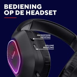 Trust GXT 416 Zirox - Gaming Headset - RGB Verlichting - Bedraad - 50mm Drivers - Over-ear - Zwart — thumbnail 5