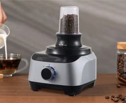 Keukenmachine - Alles in 1 keukenmachine - Multifunctionele keukenmachine - 11 in 1 - Blender - Citruspers - Kneden - Hakken - Malen - Mixen - 1300W - Zilvergrijs — thumbnail 2