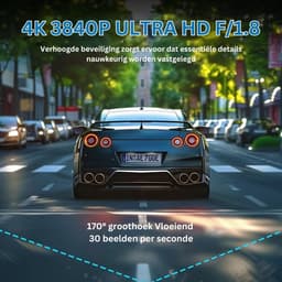ApexArte® Dashcam voor Auto - Dualdashcam Voor en Achter - Full HD - 1080 - Zwart — thumbnail 3