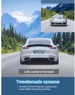 ApexArte® Dashcam voor Auto - Dualdashcam Voor en Achter - Full HD - 1080 — thumbnail 4
