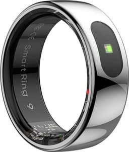 WizBay Premium Select® Smart Ring Zilver - Hartslag, Slaap, Zuurstof - Multi Sport Modi - Oplaadcase - Maat 9 — thumbnail 4