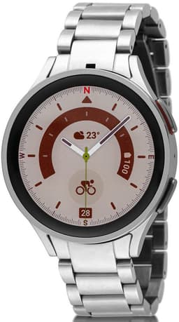 Samsung Galaxy Watch5 Pro - Smartwatch - 46 mm - Zilver - Special Edition — thumbnail 1