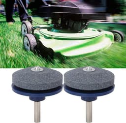 Grasmaaierslijper - 2 stuks - Slijpen grasmaaier messen - Krachtboor handboormes - Tuingereedschap — thumbnail 2