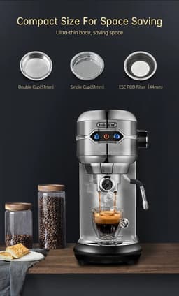 Cissé - Koffiemachine - Espressomachine - Koffiezetapparaat - Cappuccino - Pistonmachine — thumbnail 2