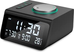 Digitale Wekkerradio - Wekkers digitaal - Klokradio - Voor kinderen & Volwassenen - Dimbaar - Dubbel alarm — thumbnail 1