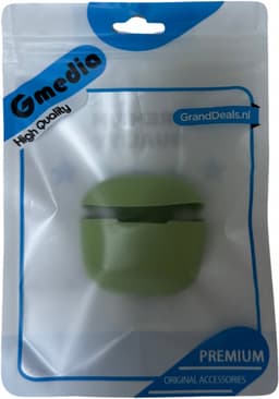 AirPods Hoesje geschikt voor Apple AirPods 4 – Groen - Siliconen Beschermende Case — thumbnail 5