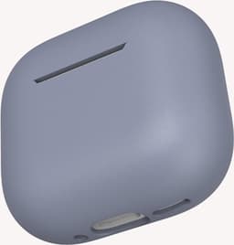 AirPods Hoesje geschikt voor Apple AirPods 4 – Violetgrijs - Siliconen Beschermende Case — thumbnail 2